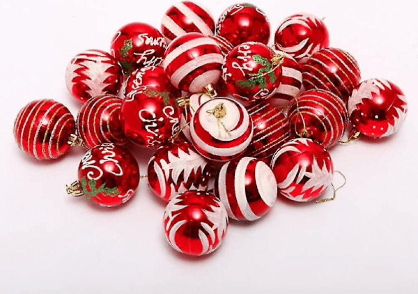 Julekuler Pynt Julepynt (24-pakning, 60mm)
