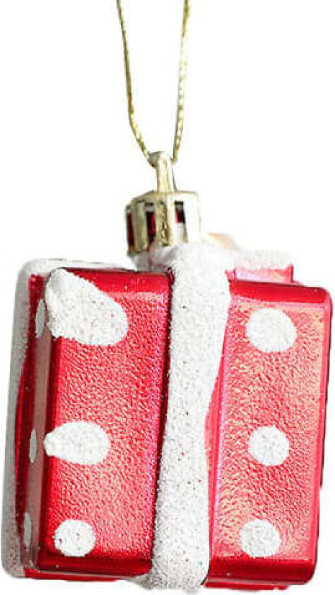 2 plast julekule julepynt julekule ornamenter julepynt (gaveeske 2)