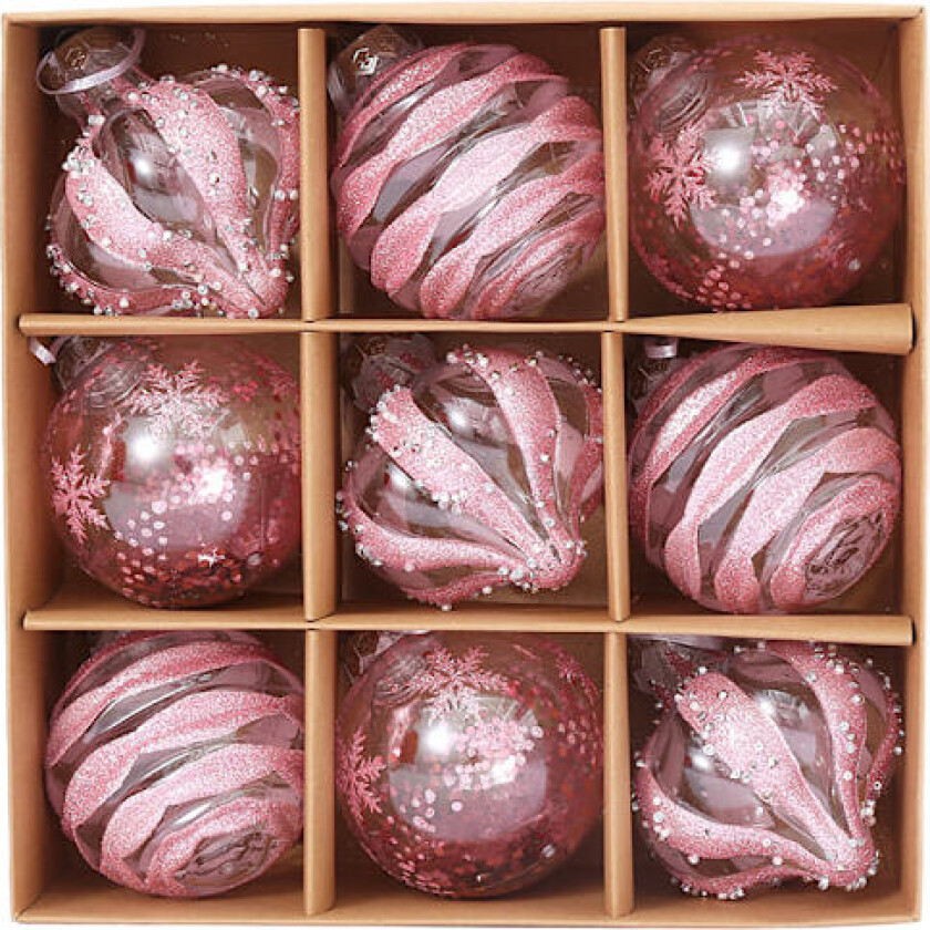 Julekuler, julepynt, arrangement, dekorative kuler