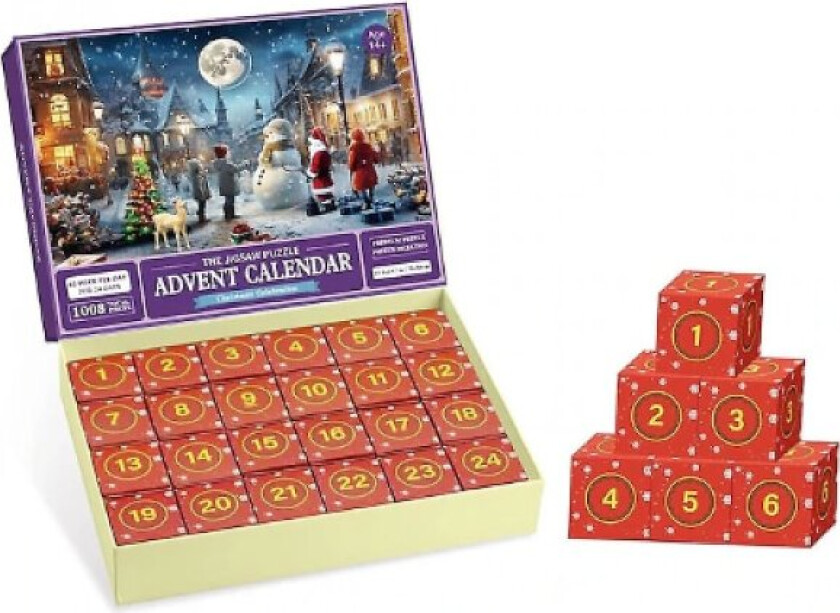 Adventskalender 2023 julestikksag, juleadventskalenderpuslespill, adventskalender 2023 puslespill