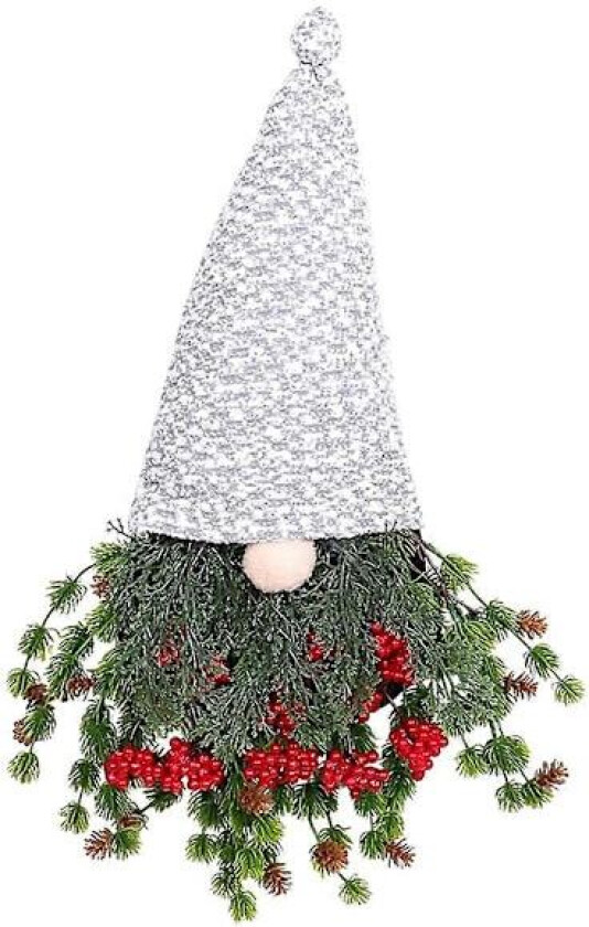 Julekrans Nisse, Julekrans Nisse av Furu Nåler for Inngangsdøren, Hengende Ornament Dekorasjon