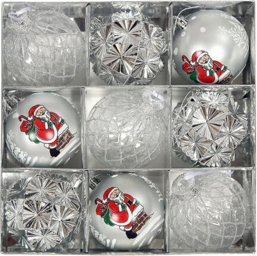 Julepynt til hjemmet 2023 Ny julekule Julepynt Elektroplettet plastkule Julekulesett Hengelampe