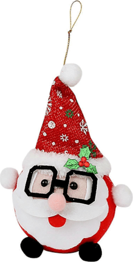 Julepynt, DIY Julekule, Skummann Snømannkule Julebriller Snøball, Juletrepynt