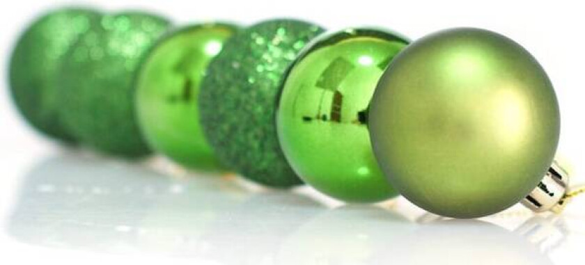 24 stk 1,18 tommers små julekulepynt Jul