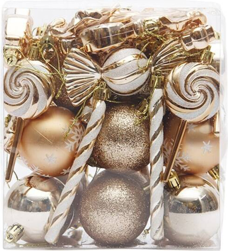 Julekuler til å henge, pynt til juletreet, for innendørs hjem, Thanksgiving-fest, feriedekor