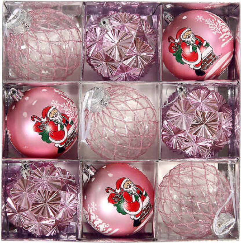 Julepynt 2023 Ny julekule Juledekorasjon Galvanisert plastball Julekule sett anheng