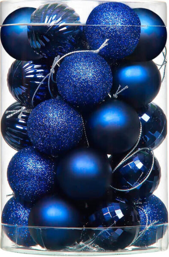 Julekuler Ornamenter Juletrepynt til Juletreet, Hengende Julekule Ornamenter for Bryllupspartier De