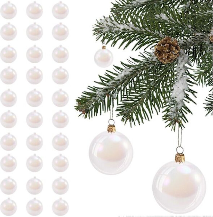 Julepynt med regnbueeffekt, boblende hengende ornamenter, julekule med regnbue for bryllup 5