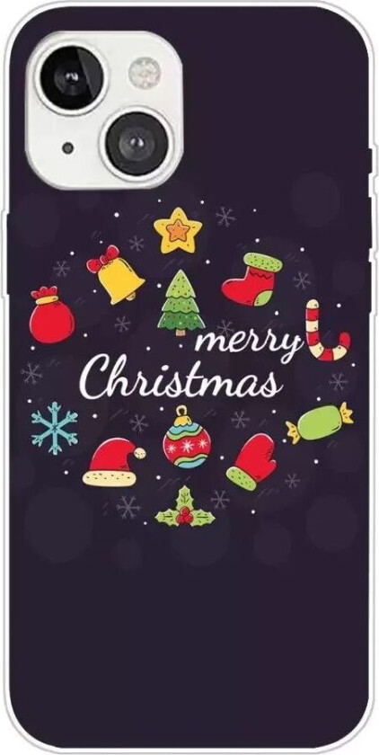 iPhone 14 TPU Plastt Jul Deksel - Jule Dekorasjoner