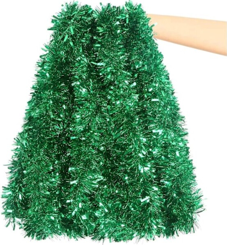 2M Grønn Julekrans Dekorasjoner for Julepynt. green