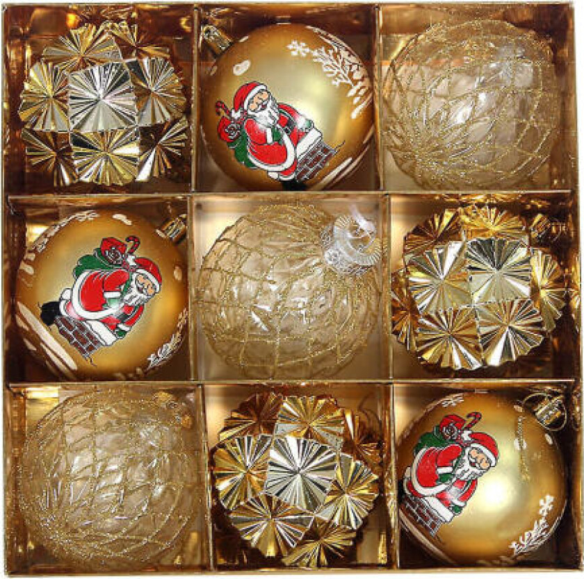 Julepynt 2023 2023 Ny Julekule Juledekorasjon Elektroplettet Plastkule Julekule Sett Henger