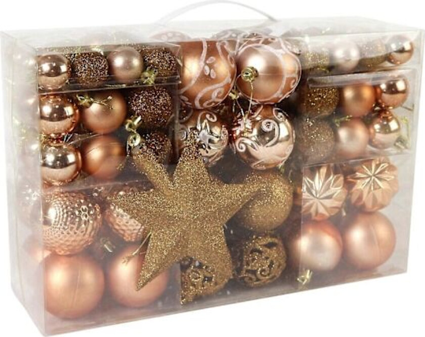 Nightmare Before Christmas 100 stk Julekuler Ornamenter Malte Juletrepynt, Belegg Julehengende Kule Knusebestandig Glitrende