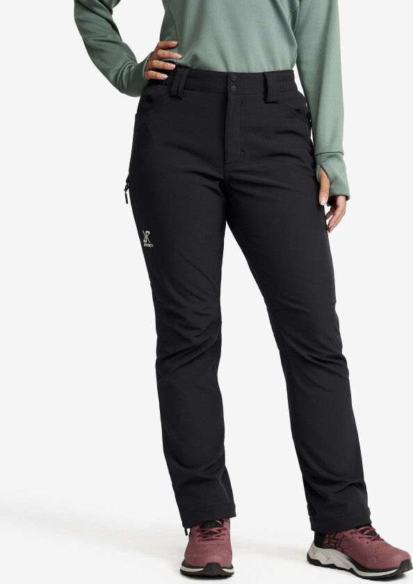 Dame > Bukser > Softshellbukser, Hiball Essential Softshell Pants Dame Black, Størrelse:XL