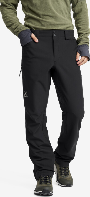Bukser > Softshellbukser , Hiball Essential Softshell Pants Herre Black, Størrelse:2XL