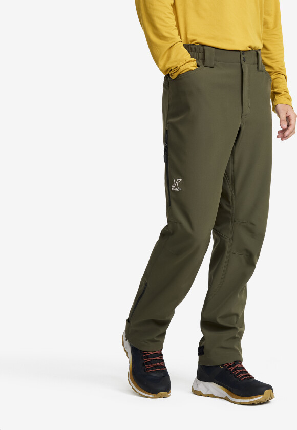 Bukser > Softshellbukser , Hiball Essential Softshell Pants Herre Forest Night, Størrelse:3XL