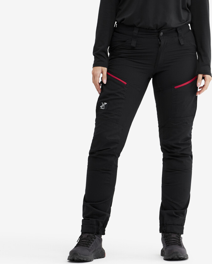 RVRC GP Pro Pants Dame Black/Red, Størrelse:S - Turbukse & Fritidsbukse