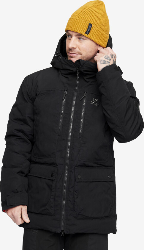 Skalljakke, Turjakke & Vindjakke, Outdoor Parka Herre Black, Størrelse:XS