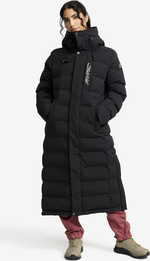 Scenic Insulated Long Parka Dame Black, Størrelse:XS - Skalljakke, Turjakke & Vindjakke