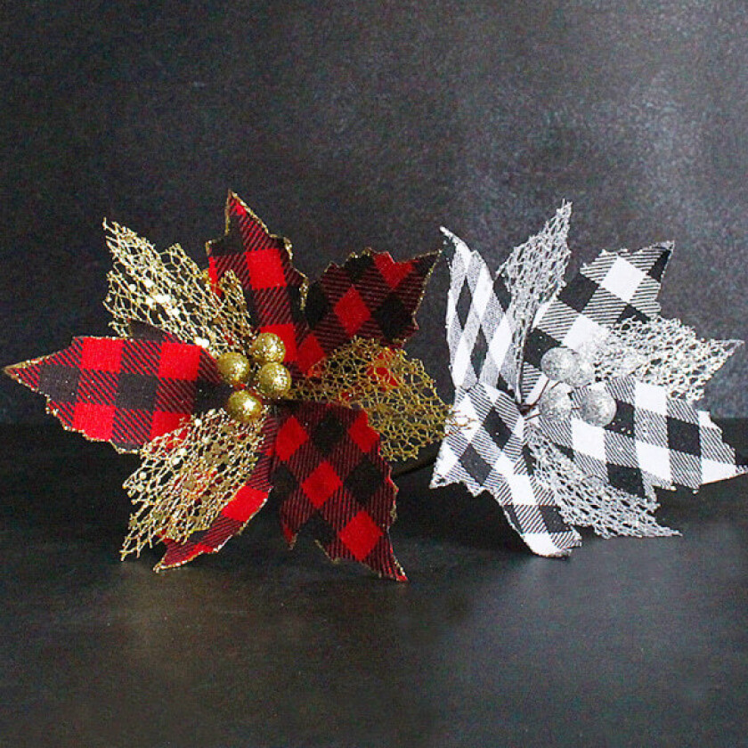 12 stk julekrans tilbehør, juletre stiklinger, plai