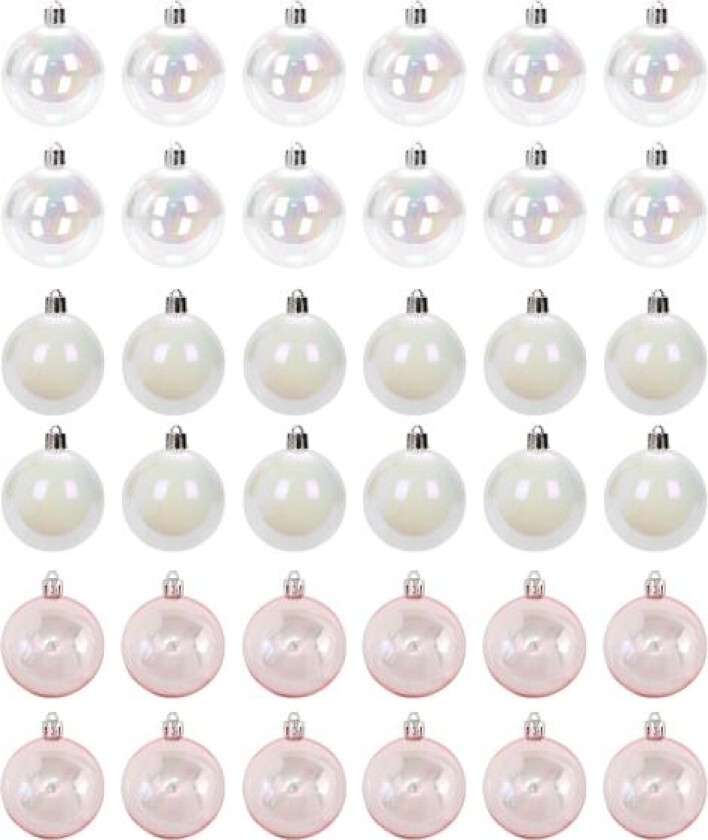 36 stk DIY Julekulepynt Juletrepynt