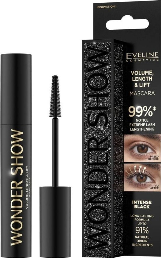 Eveline_Wonder Show Mascara Volume &Amp Length &Amp Lifting Tusz Do Rzs 7Ml