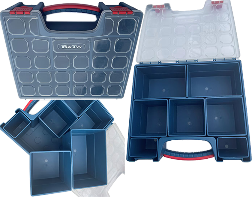 sortimentboks m/7 rum plastindsatse