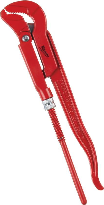 Rørtang m/S-formede vinklede kæber 550mm