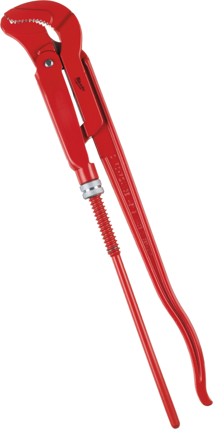 Rørtang m/S-formede vinklede kæber 340mm