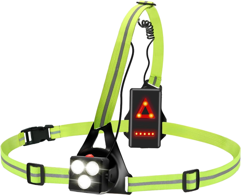 BL1000 pandelampe t/løbere 1000lm genopl.