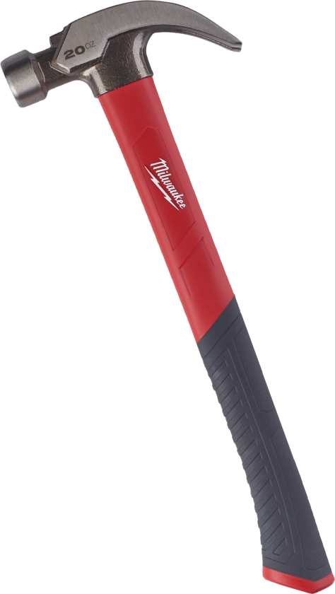 Kløfthammer m/glasfiberskaft, 570g