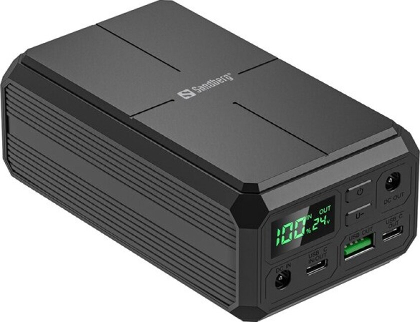 Laptop Powerbank 27000 PD100W Nødlader - Svart - 27000 mAh