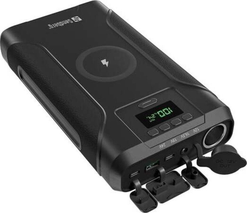 Survivor Powerbank 7in1 76800 Nødlader - Svart