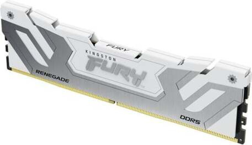 FURY Renegade DDR5-8400 - 24GB - CUDIMM for Intel - CL40 - Single Channel (1 pcs) - Intel XMP - Hvit
