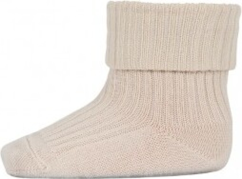 Baby Ankelsokker I Merinoull Med Oppbrett