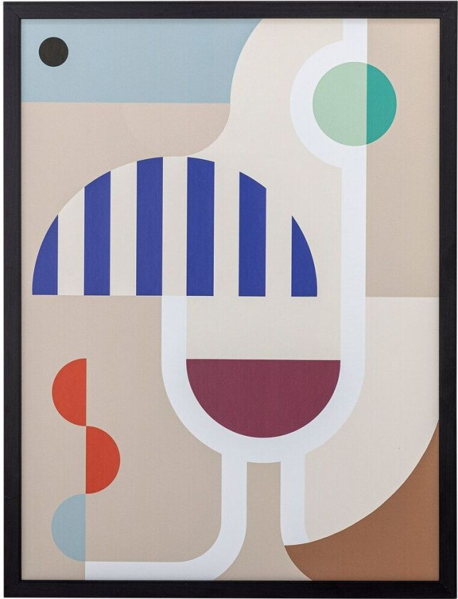 Wine veggbilde 32x42 cm Multi
