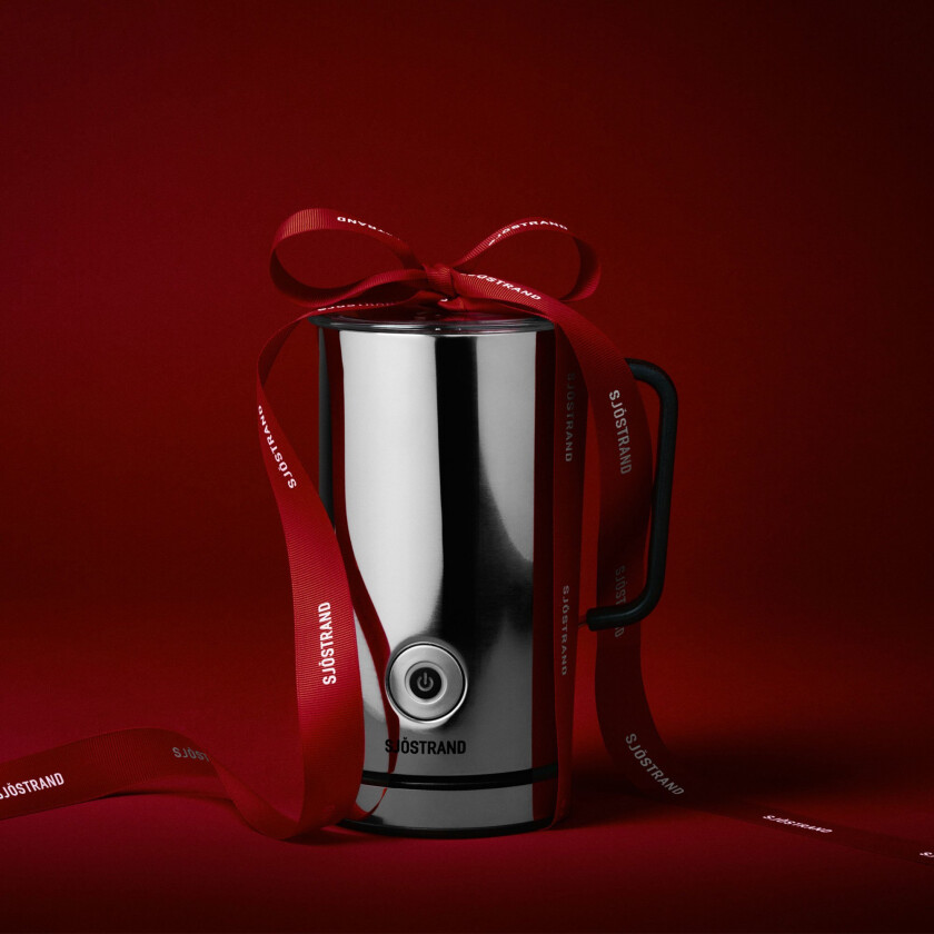 Melkeskummer i rustfritt stål + julekaffe