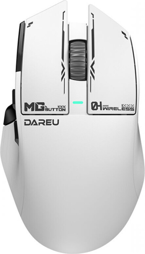 A980pro Max Trådløs Gamingmus - Hvit