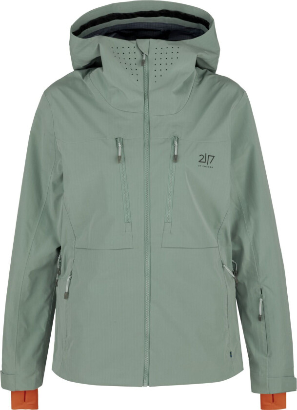 Njarg, Skalljakke, Dame, Vintage Green