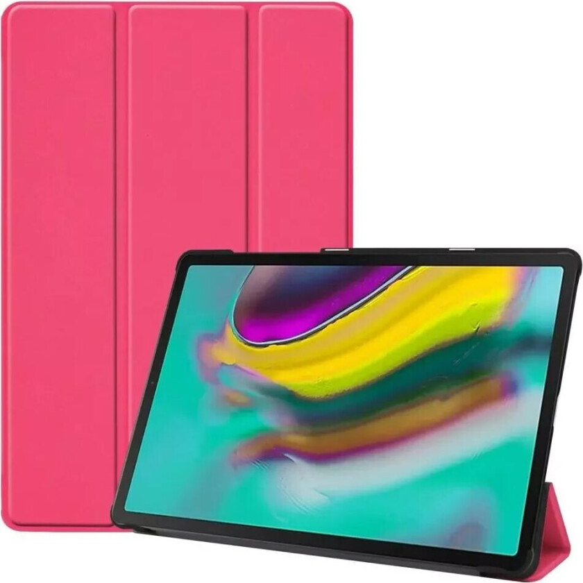 Samsung Galaxy Tab S5e Smart Deksel m. Stativ - Rosa