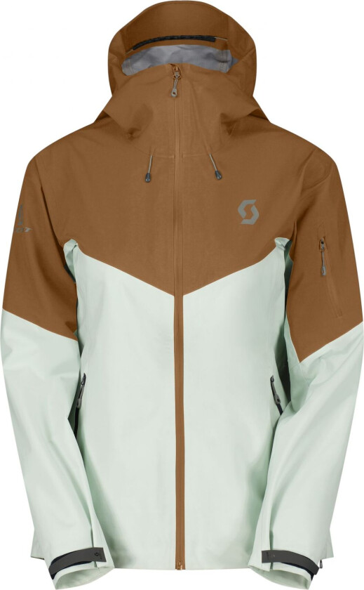 Explorair 3L, skalljakke, Dame, Bread Brown/Fresh Green