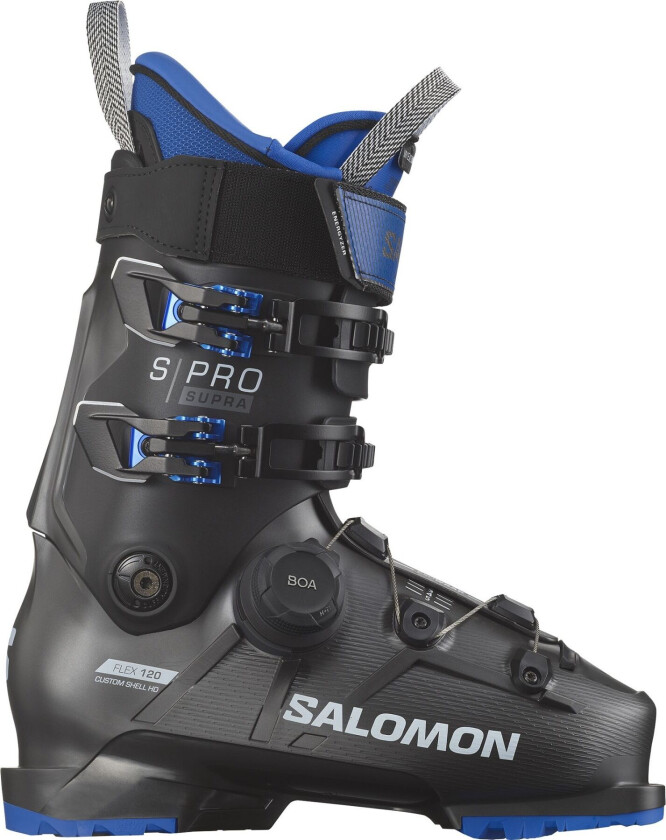 S/Pro Supra BOA Blue 120 GW, Skistøvler, Herre, Beluga Met./Black/Race Blue