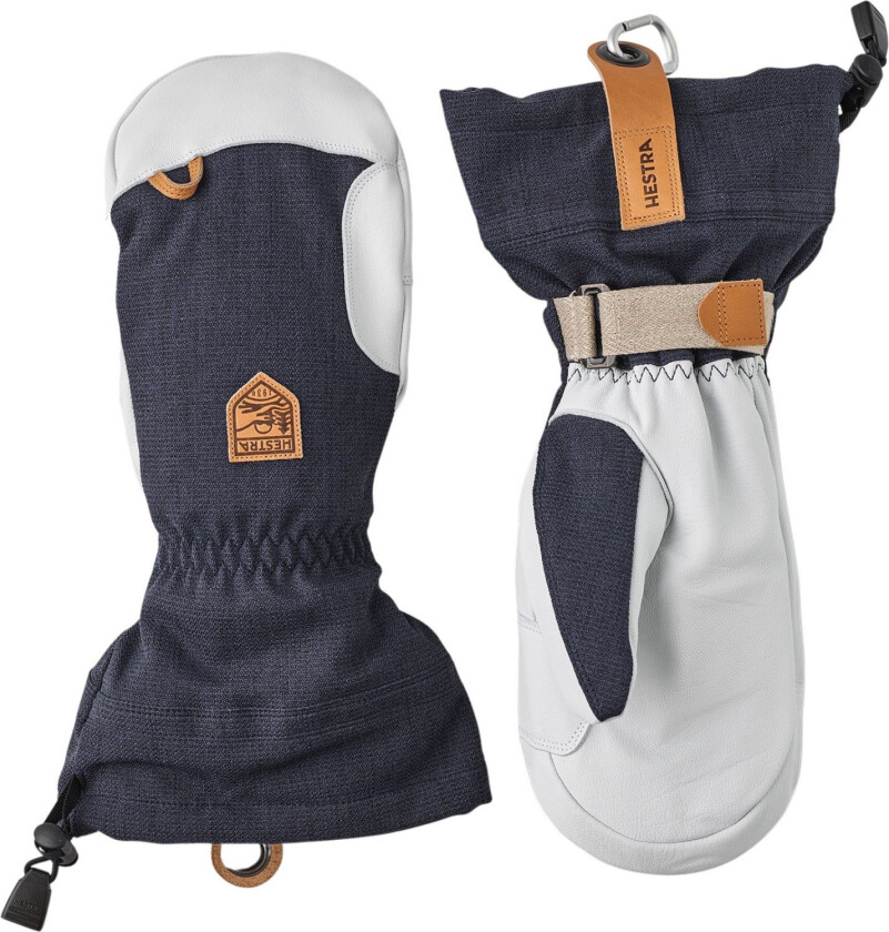 Hestra Army Leather Patrol Gauntlet, Votter, Navy