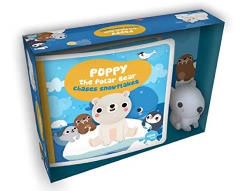 Poppy the Polar Bear Chases Snowflakes av Auzou Publishing