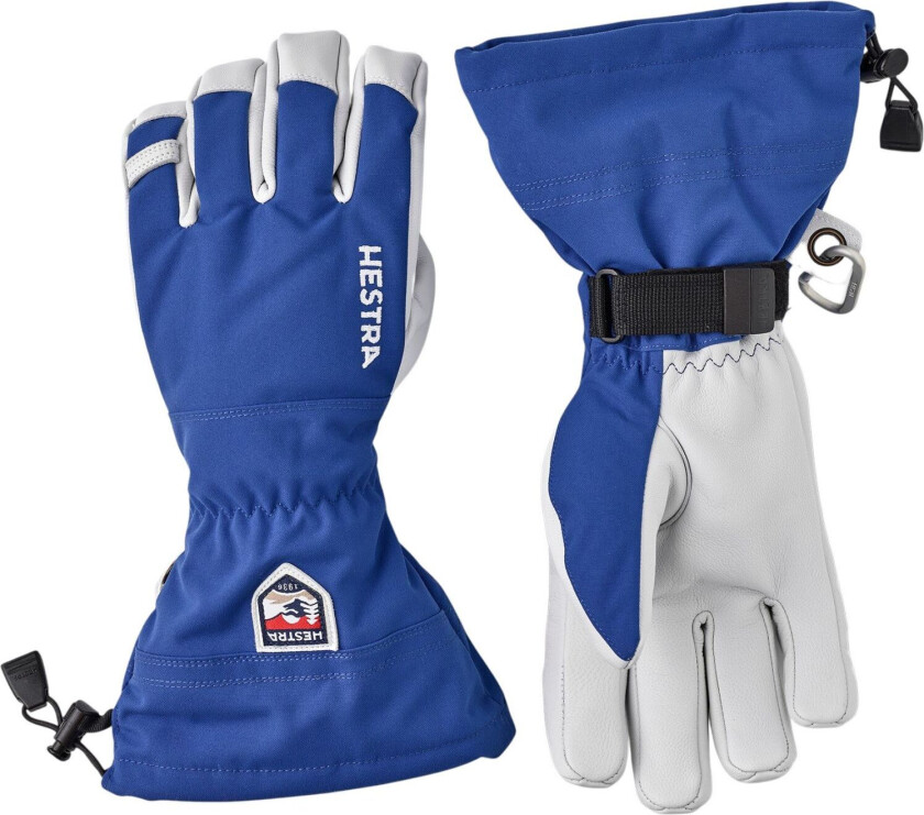 Hestra Army Leather Heli Ski, Skihansker, Royal blue