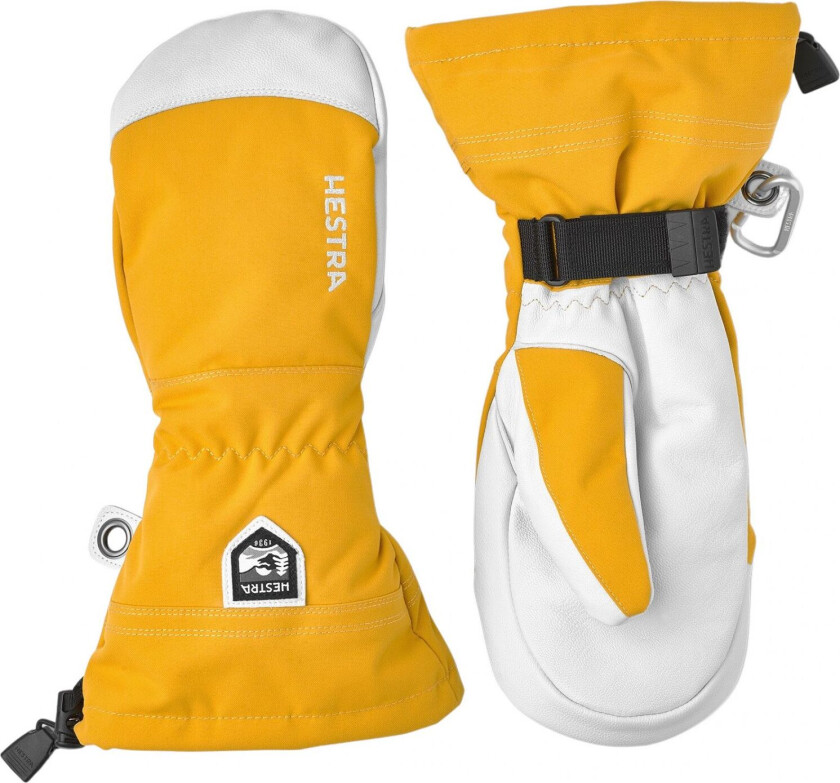 Hestra Army Leather Heli Ski, Skivotter, Mustard