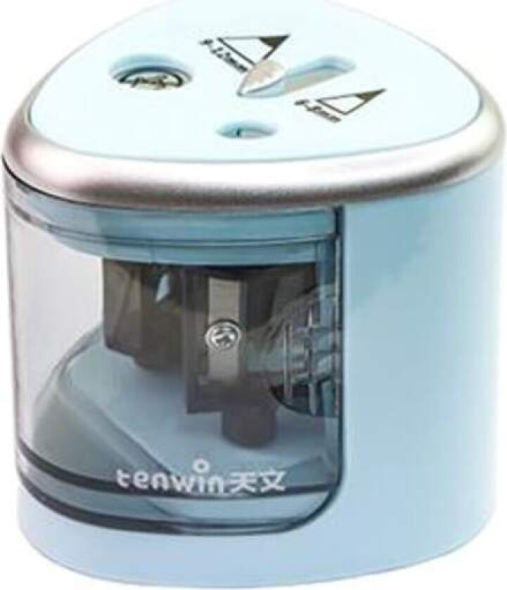 Elektrisk Blyantspisser, Kraftig Batteridrevet Blyantspisser For Skole Klasserom Kontor Blau