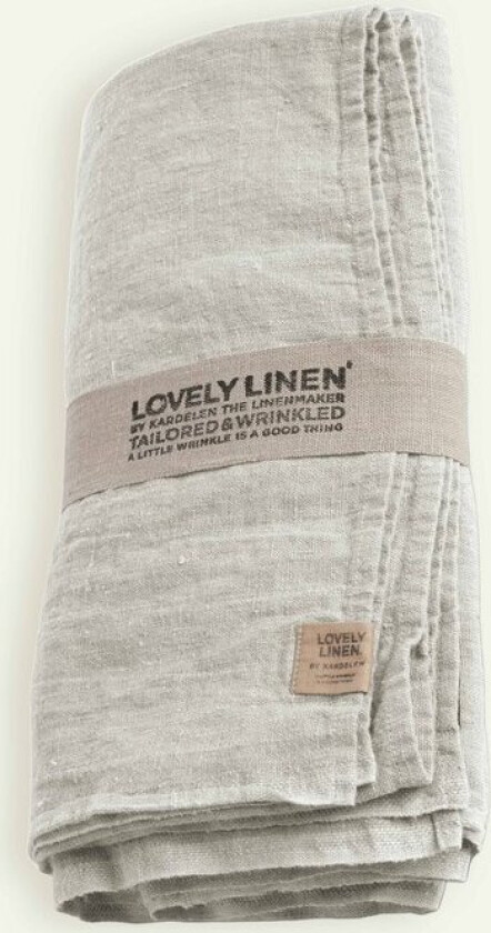 Lovely Linen Lovely duk 145 x 250 cm, Light Grey