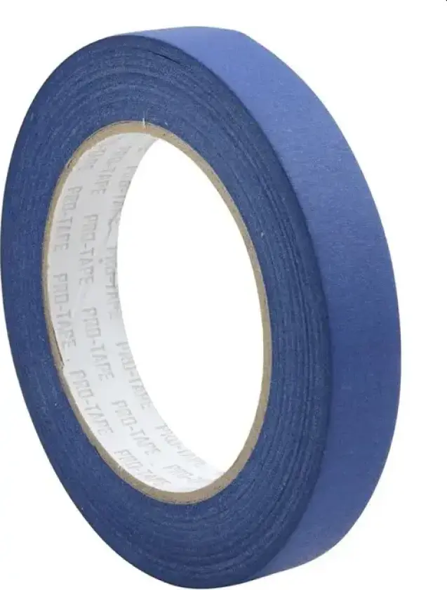 Maskeringstape UV Blå 19mm, 50m