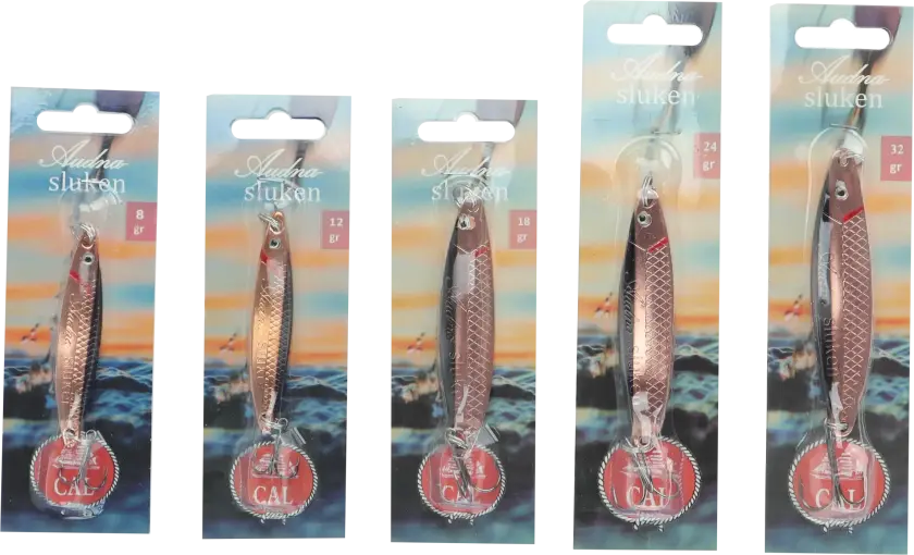 Audna-sluken CAL 18gr Kobber/sort