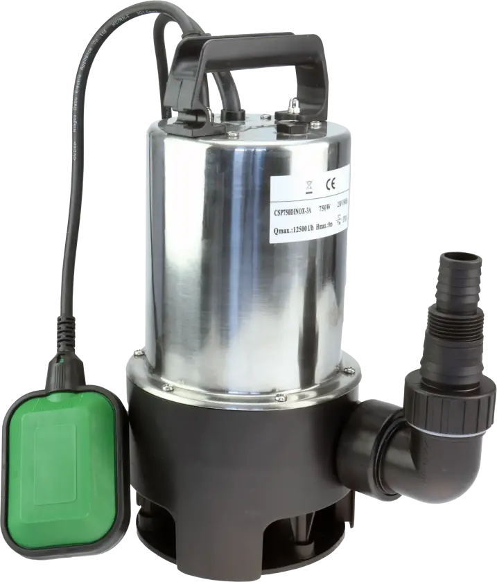 Lensepumpe 220v, 750w, 12500ltr/t